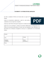 OCE Acta Conocimiento y Autorización Política