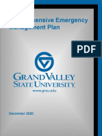 GVSU Comprehensive Emergency Management Plan