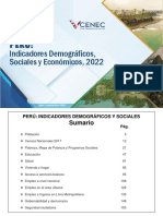 Peru Ind - Demog.sociales Económicos Bolsillo 2022