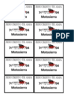 Tarjetas de Motosierra