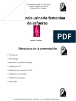 Incontinencia Urinaria Femenina de Esfuerzo Lista