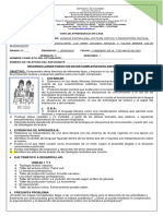 Guía de Aprendizaje 9° Lenguaje