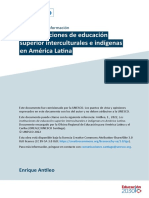 Las Instituciones de Educación Superior Interculturales e Indígenas en América Latina