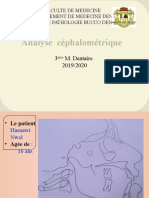 Analyse Céphalométrique: 3 M. Dentaire 2019/2020