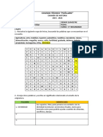 Colegio Técnico "Puéllaro": Examen de Historia 2021 - 2022