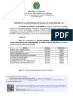 Portaria - 2022 - 2119 - NDE Pedagogia