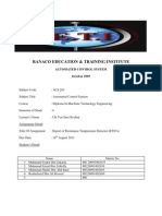 Ranaco Education & Training Institute: Automated Control System October 2009