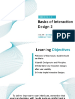 HCI-Module 3 Basics of Interaction Design 2