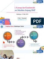 Rasional Dan Konsep Kurikulum Merdeka Jenjang SMP - Surabaya 13 Mei 2022 Final