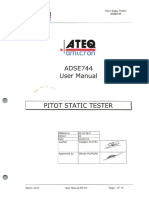 ATEQ OMICRON ADSE744 USER MANUAL PITOT STATIC TESTER - Compressed