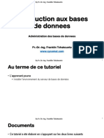 Administration Des Bases de Donnees - Installation - Environnement - Et - Operations-10-02-2023