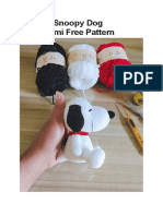 Crochet Snoopy Dog Amigurumi Free Pattern