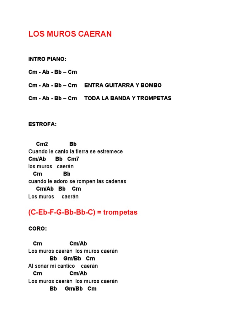 Los Muros Caeran PDF