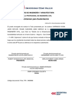 Dictamen para Sustentación: Facultad de Ingeniería Y Arquitectura