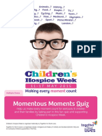 Children s Hospice Week 2015 -TRIVIA- Multiple Choice