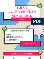 Presentasi Sosiologi Muslim
