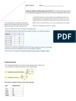 6.4 Varianve and Standard Deviation