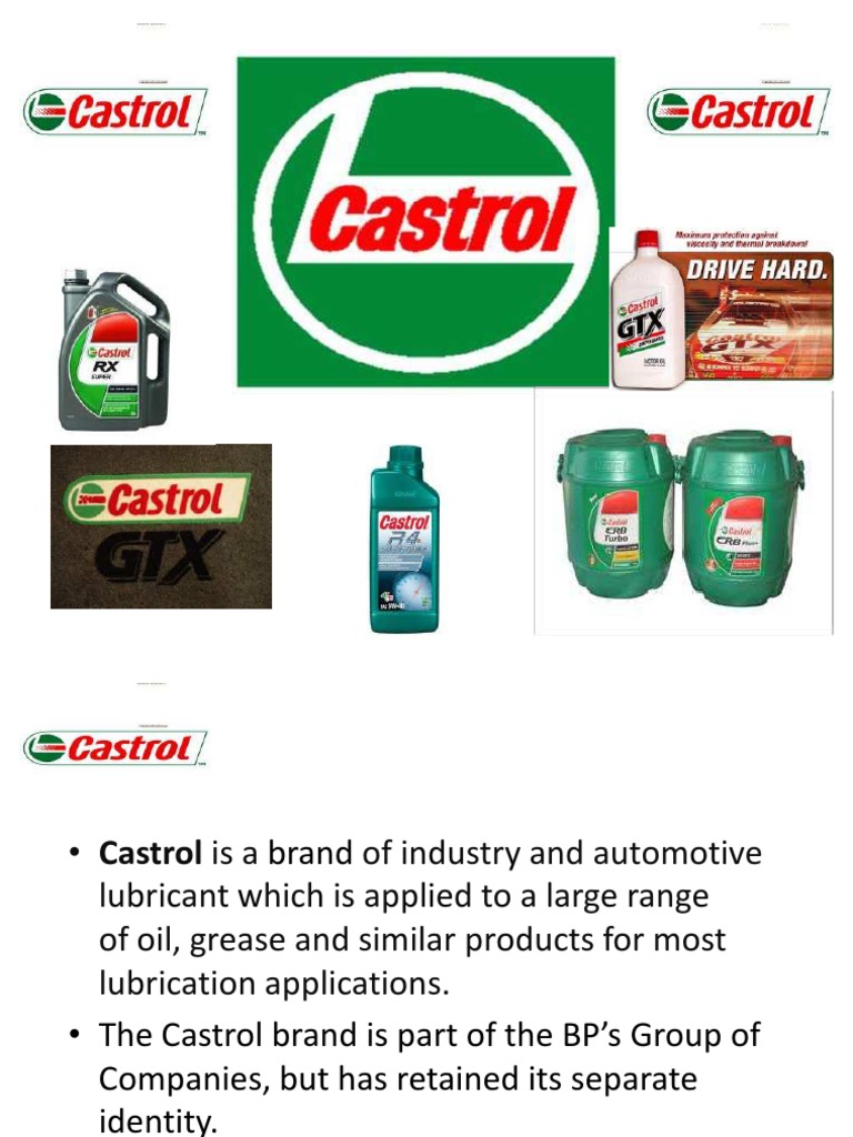 Castrol Presentation | PDF | Internal Combustion Engine | Brand