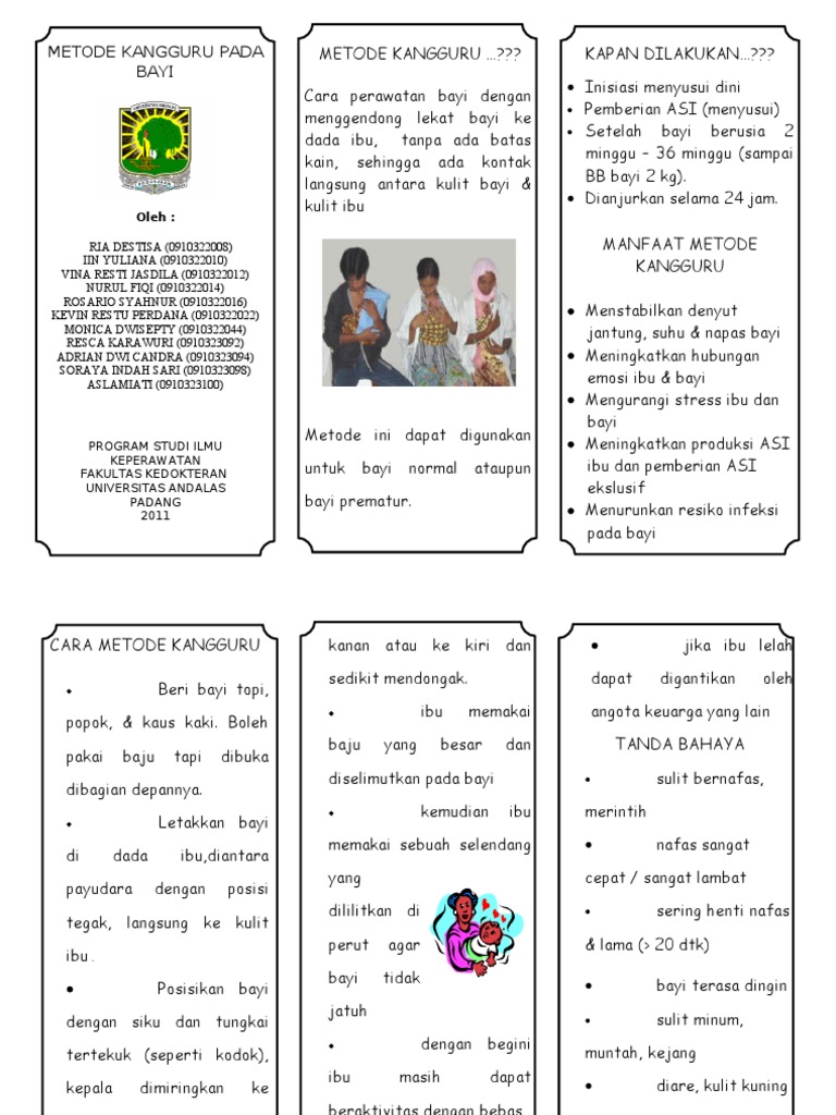 LEAFLET Metode Kangguru