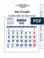 6to Grado - Cuadernillo de Ejercicios Enero (2022-2023)