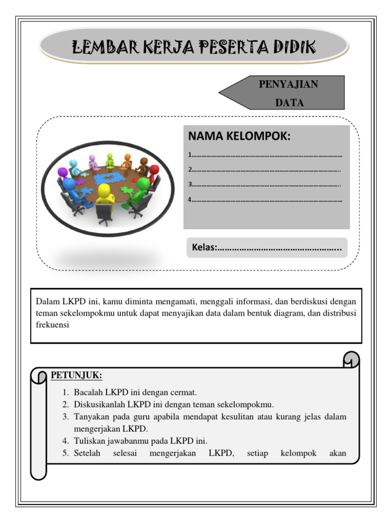 LKPD Penyajian Data PDF Free | PDF