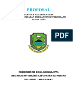 Proposal Posyandu Baru