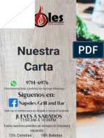 Menu Napoles