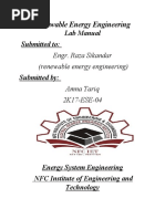 Lab Manual of RE. Engineering