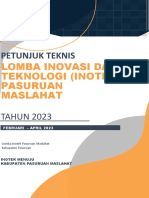 Buku Panduan Lomba InoPasMas 2023 Edit Terbaru
