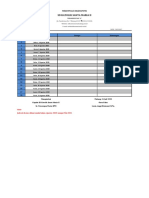 Jadwal Pemimpin Doa 2020 - 2021