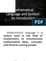 Mathematical Language and Symbol