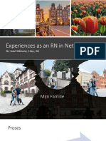 Experiences As A RN in Netherland