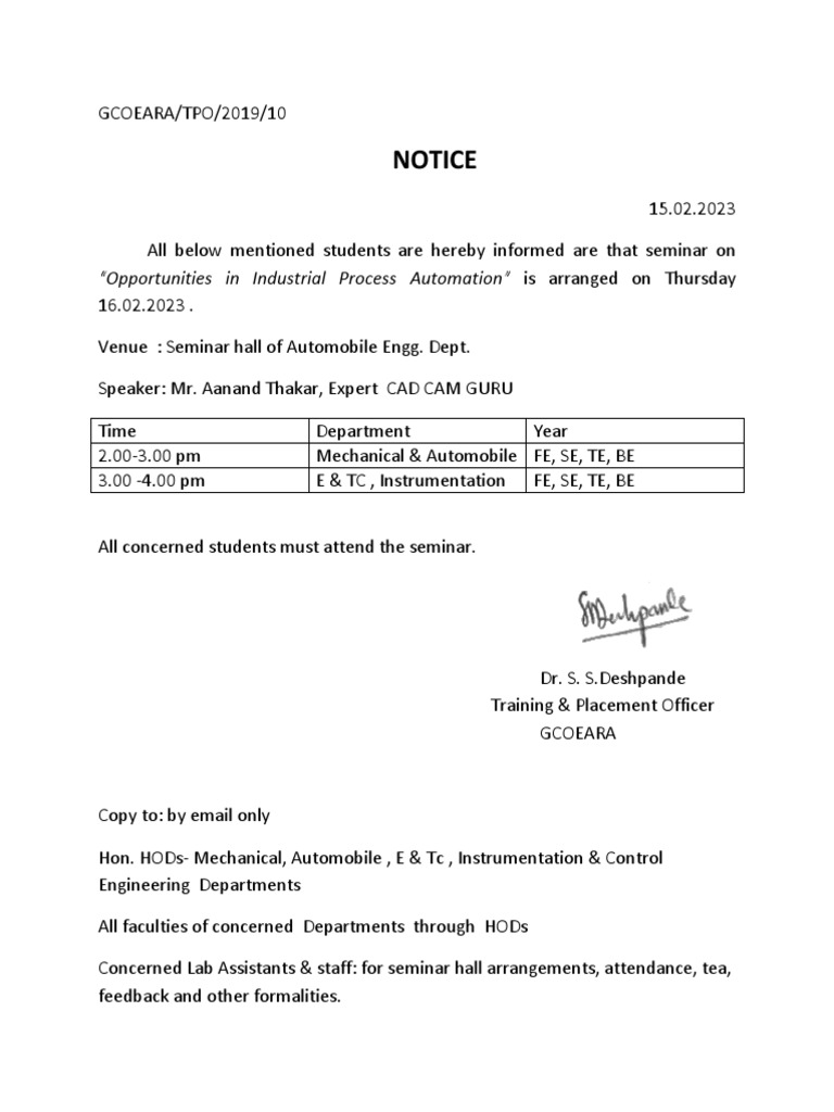 Notice - Cad Cam Guru Workshop | PDF | Business