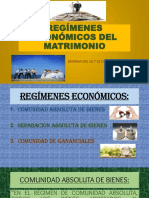 Regímenes Económicos Del Matrimonio