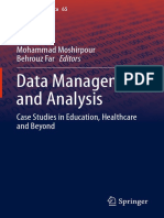 Data Management and Analysis: Reda Alhajj Mohammad Moshirpour Behrouz Far Editors