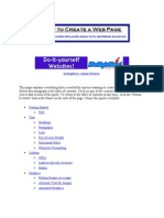 How To Create Web Page