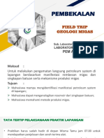 Pembekalan Field Trip (Geo Migas)