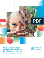 Cureall Framework Who Global Initiative For Childhood Cancer Pamphlet