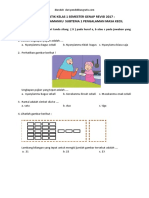 Soal Tematik Kelas 1 Semester Genap Revisi 2017
