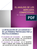 Analisis de Los Mercados Competitivos