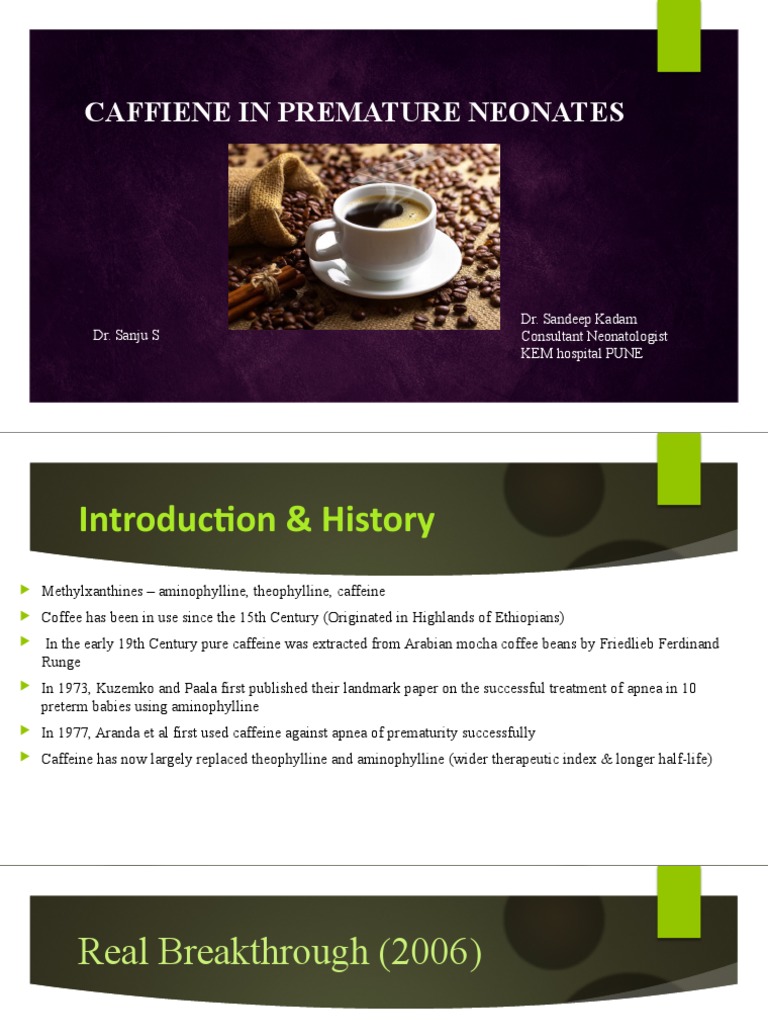 Caffeine PDF Caffeine Preterm Birth