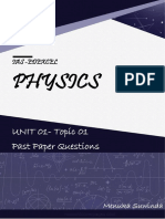 Past Paper Questions