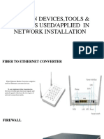 Common Tools Used in Network Installation