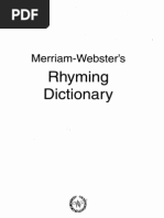 韦伯斯特押韵词典Merriam.Webster_s.Rhyming.Dictionary