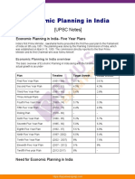 Economic Planning in India