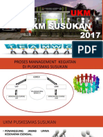 Proses Pelaksanaan UKM PKM Susukan 2017