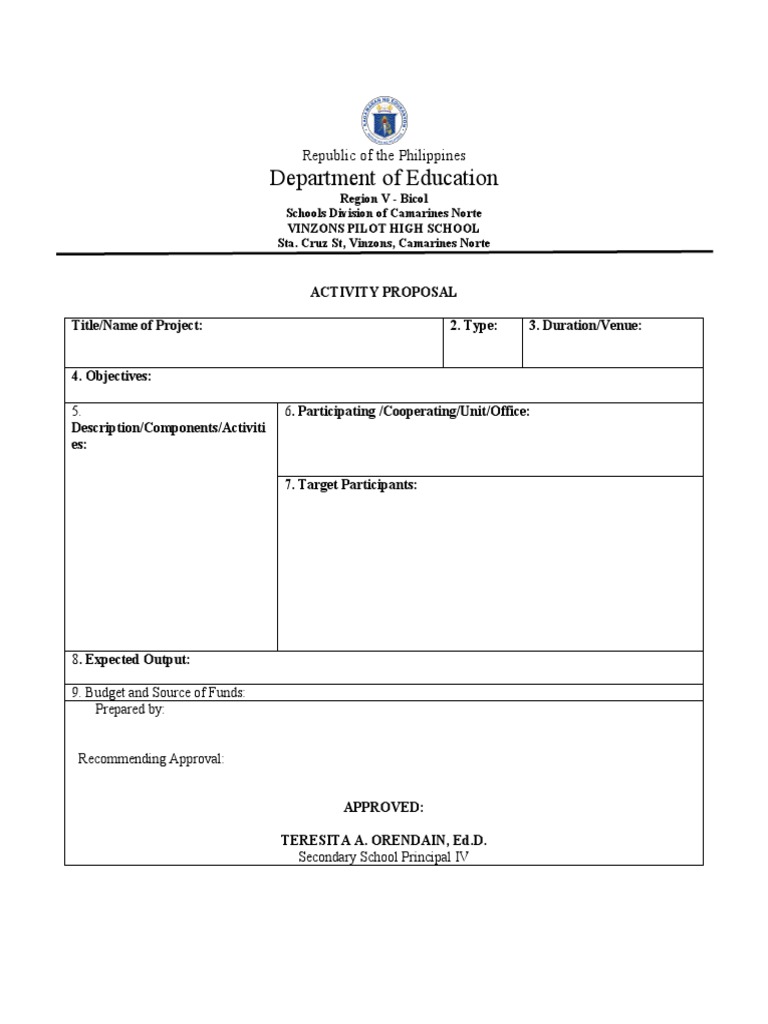 Template Proposal | PDF
