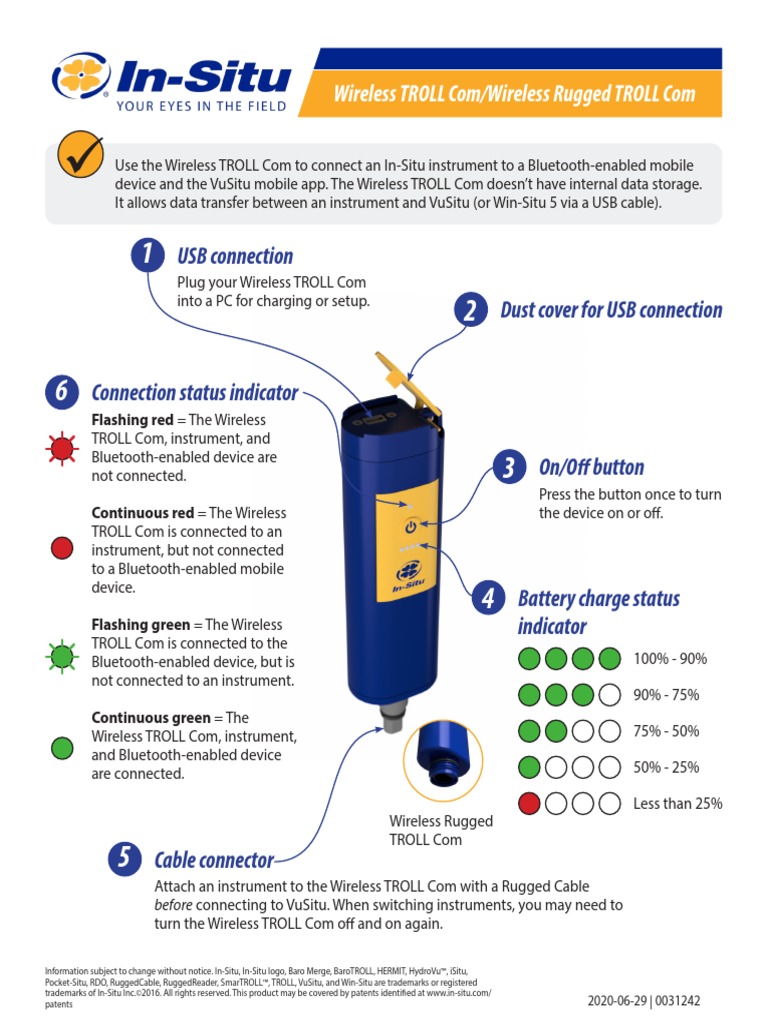Wireless TROLL Com Instructions PDF Usb Bluetooth
