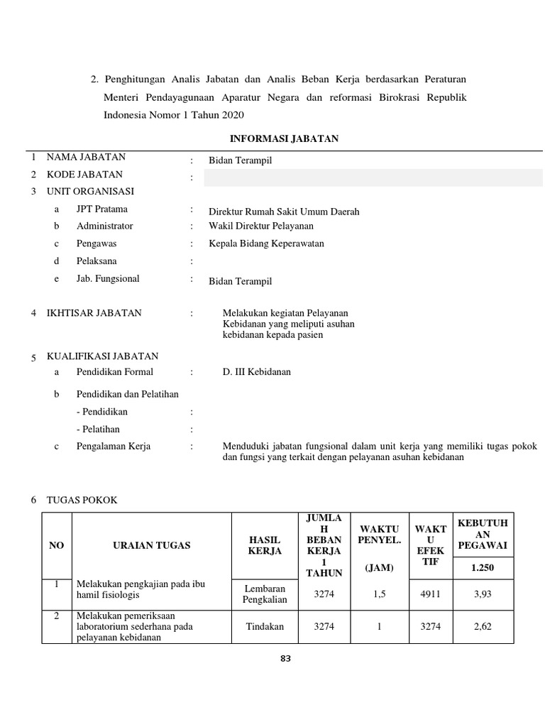 Cara Menghitung Kebutuhan Pegawai Berdasarkan Permenp vrogue.co