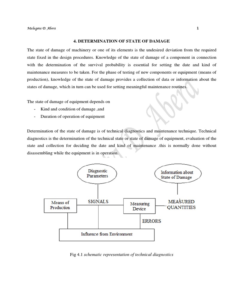 Chapter 4. Determination of State of Damage | PDF | Bearing (Mechanical ...